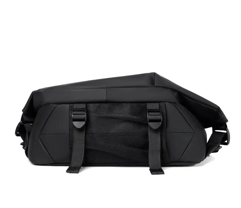 Rucsac de piept pentru bărbați, funcțional, la modă, crossbody, impermeabil, multifuncțional, cu un singur umăr_voghion.com