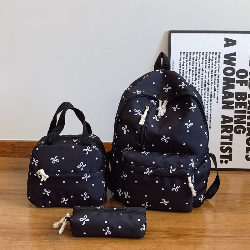 مجموعة مكونة من 3 قطع مطبوعة على شكل فيونكة مرحة:...