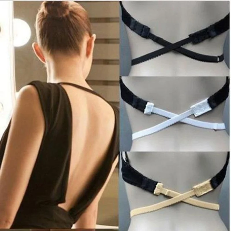 

1Pc Hot Fashion Verstelbare Backless Bra Strap Adapter Converter Volledig Extender Haak Vrouwen Mode Bra Strap Adapter