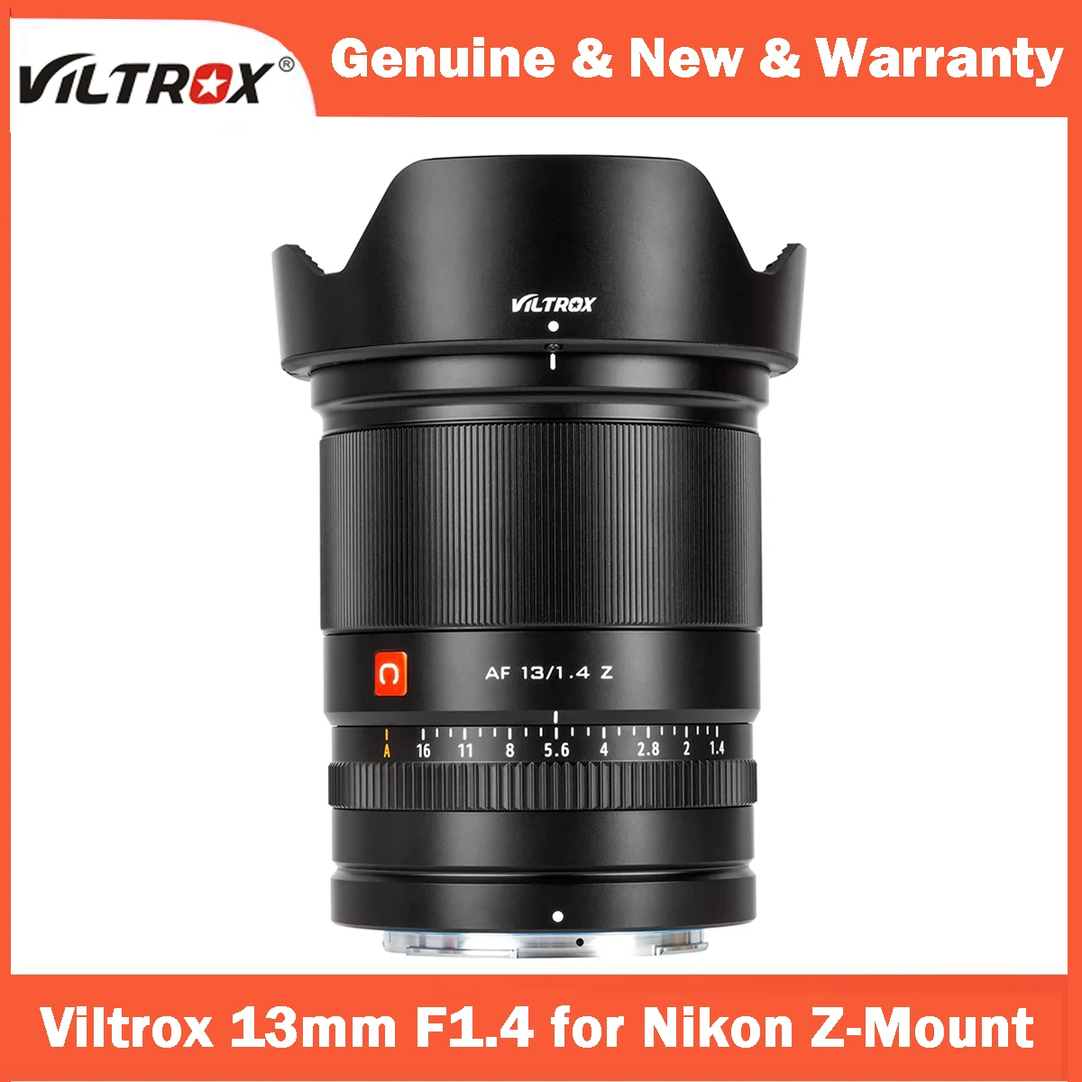 Viltrox 13Mm F1.4 F/1.4 Nikon Z Mount Obiettivo Ultra Grandangolare Aps-C Af Per Fotocamera Nikon Z-Mount Z50 Z30 Z6Ii Z7Ii Z6 Z7 Zfc Z30 Z9