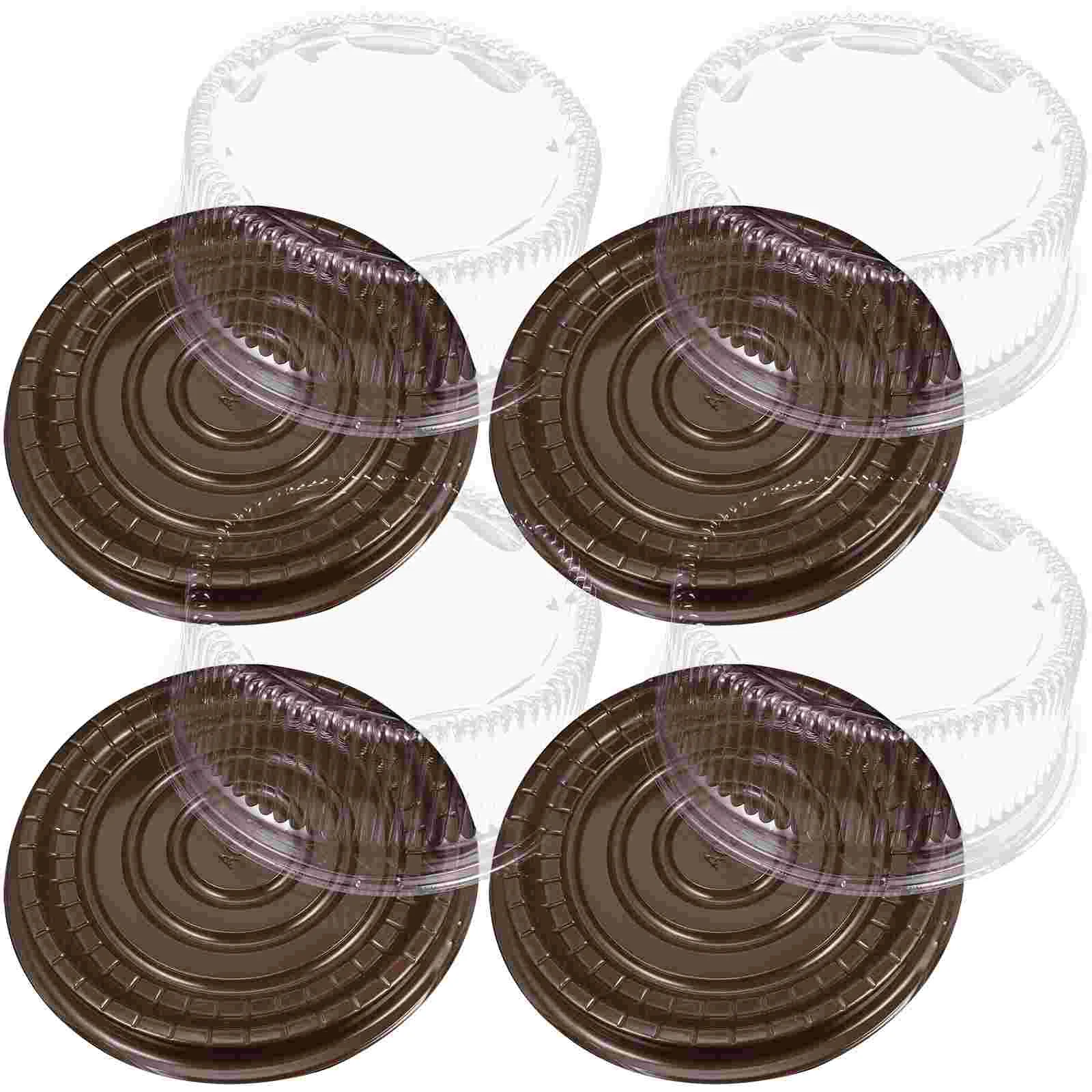 

inch Cake Boxes Containers Carriers with Dome Lids Round Cake Carriers for Transport Clear Cake Packaging small businesses