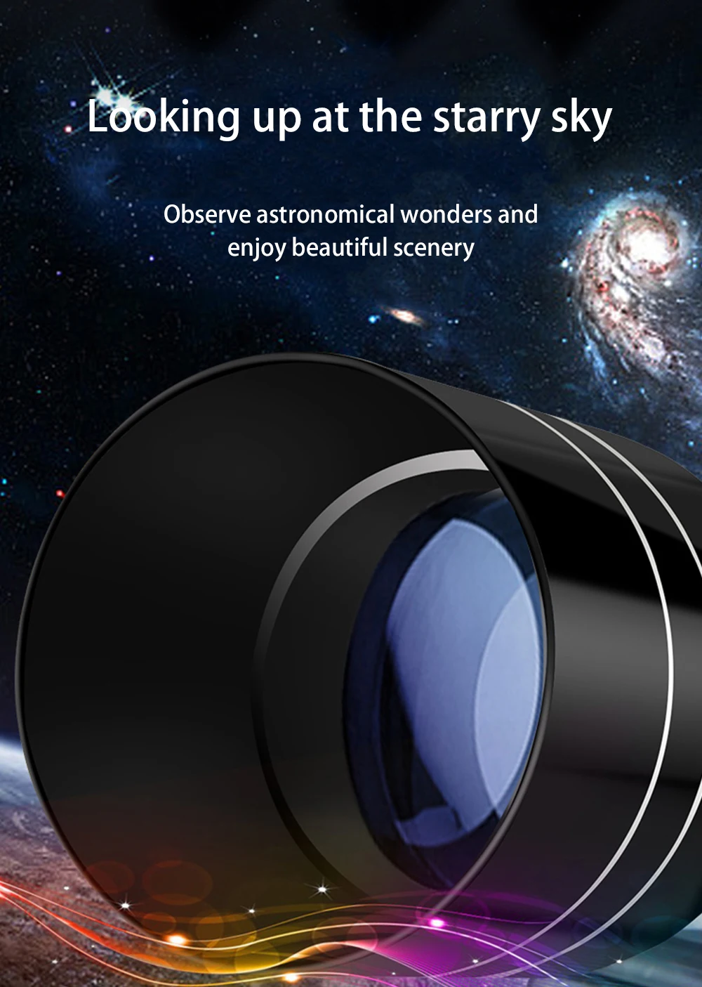 Télescope 70mm - Lunette Astronomique Réfracteur - Monoculaire/Jumelle - Neuf