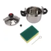 Stainless Steel Pressure Cooker Multi Functional Fast Cooking Double Bottom Shiny  Pressure Cooker for Induction Stove 1