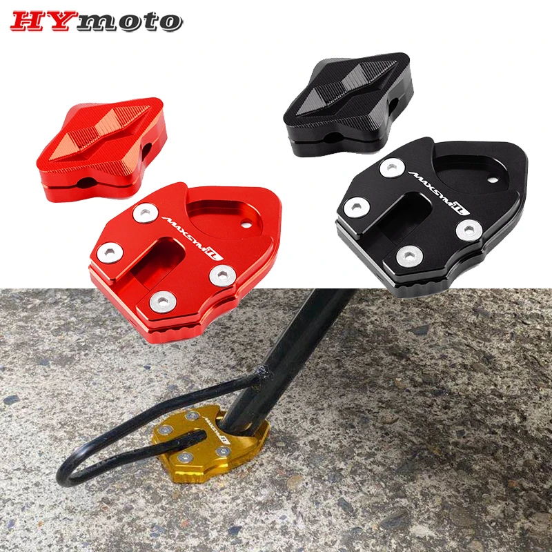 

For SYM MAXSYM TL500 2020 Maxsym TL 500 Motorcycle CNC Accessories Side Stand Extension & Support Kickstand Column Auxiliary