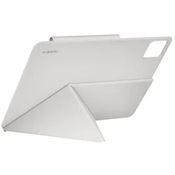 Premium PU Leather Flip Cover for Tablets - Smart Protective Shell with Original Design (Grey Case)