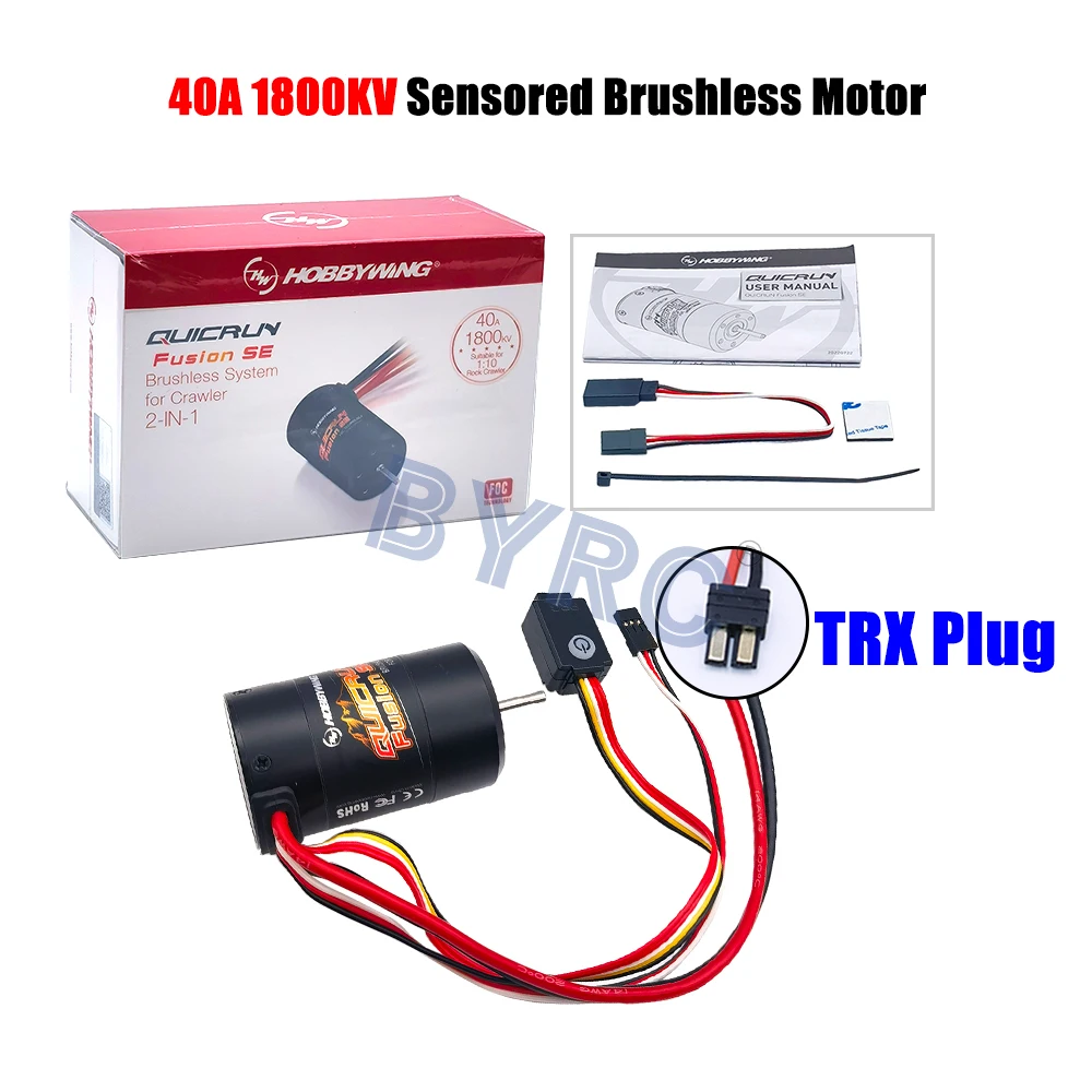 Hobbywing QuicRun Fusion SE 2-IN-1 40A 1200KV 1800KV