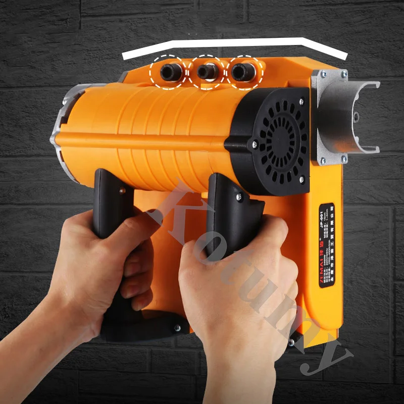 Wall Planer 4580W Wall Shovel Renovation Plane Rough Planer Old Wall Refurbishment Dust-Free Wall Planer 1000-4000rpm 4