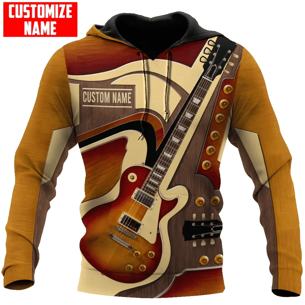 

PLstar Cosmos Personalized name Guitar 3D All Over Printed Mens Hoodie Unisex Casual Jacket zip hoodies sudadera hombre MT-82