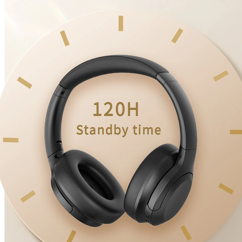 Paramita-anc Auscultadores com Cancelamento de Ruído a1 Wireless Bluetooth Over-ear Dobrável 400mah Jogos de Trabalho Esportivo Bt5.3 - Image 5
