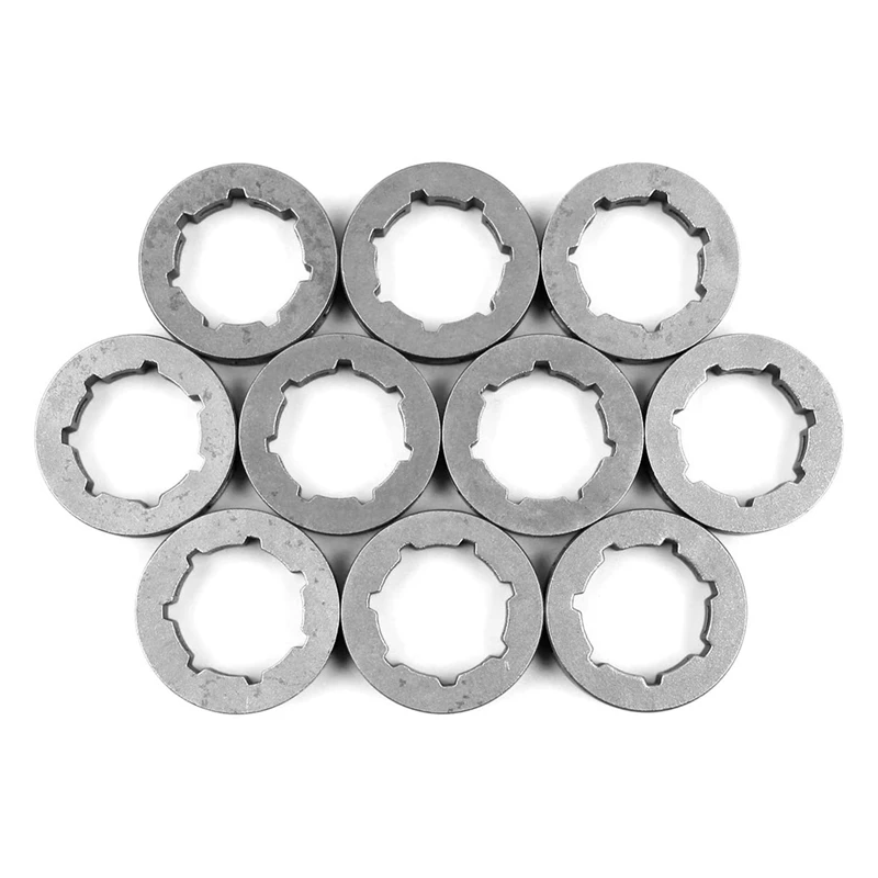 10Pcs Chain Drive Rim Sprocket 3/8 Inch 7T 22Mm Chainsaw Parts For HUSQVARNA 266 268 272 280 285 288 355 362 372XP 380 385XP chainsaw replace parts