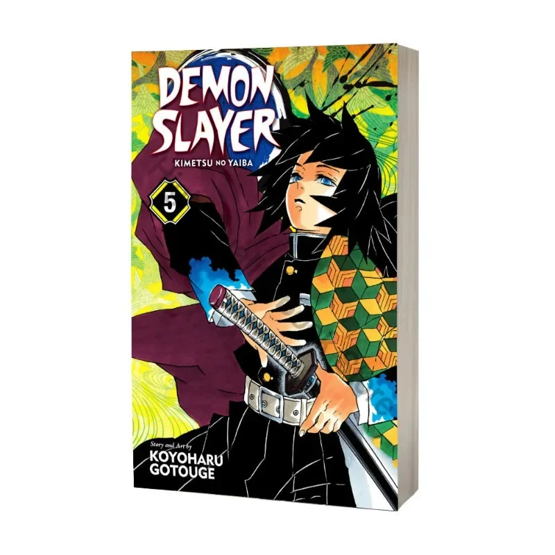 

1 Book Japanese Anime Demon Slayer Kimetsu No Vol 5 Youth Manga Book English Comic Book Set