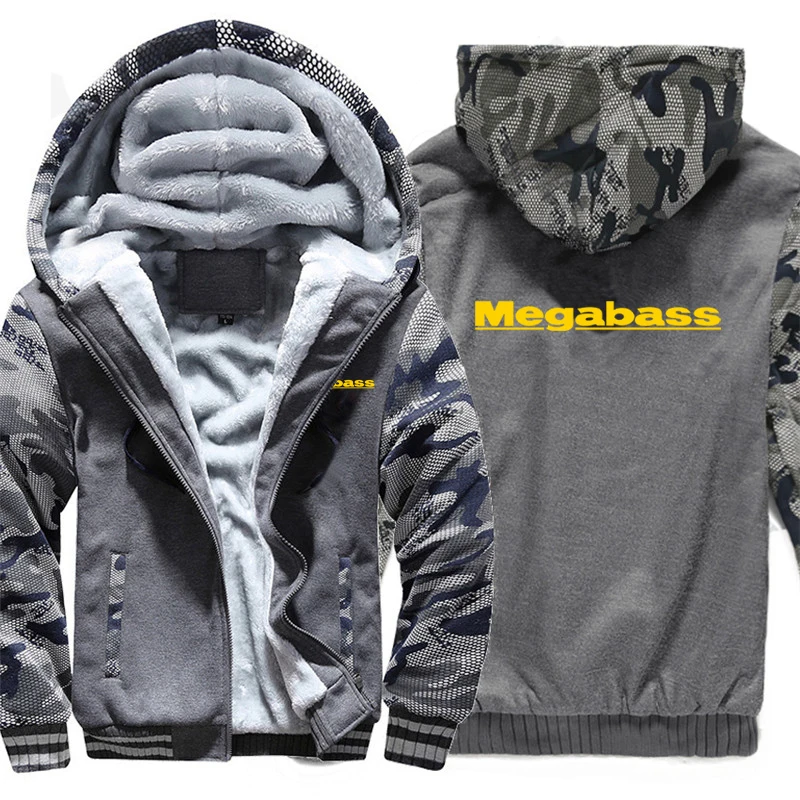 Megabass Hoodies Men Fashion Coat Pullover Fleece Liner Jacket Megabass Sweatshirts Hoody 3