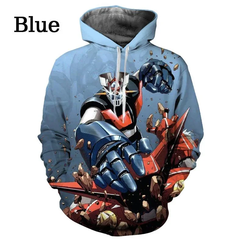 

Anime Goldorak Hoodies UFO Robot 3d Print Sweatshirts Men Women Hooded Oversized Hoodie Kids Pullover Sweatshirts Tracksuits
