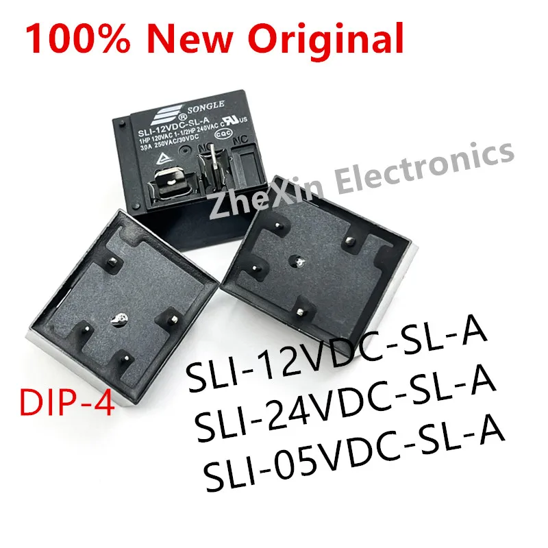

5-10PCS/Lot SLI-12VDC-SL-A、SLI-24VDC-SL-A、SLI-05VDC-SL-A DIP-4 New Original Signal Relay SLI-12V-SL-A、SLI-05V-SL-A