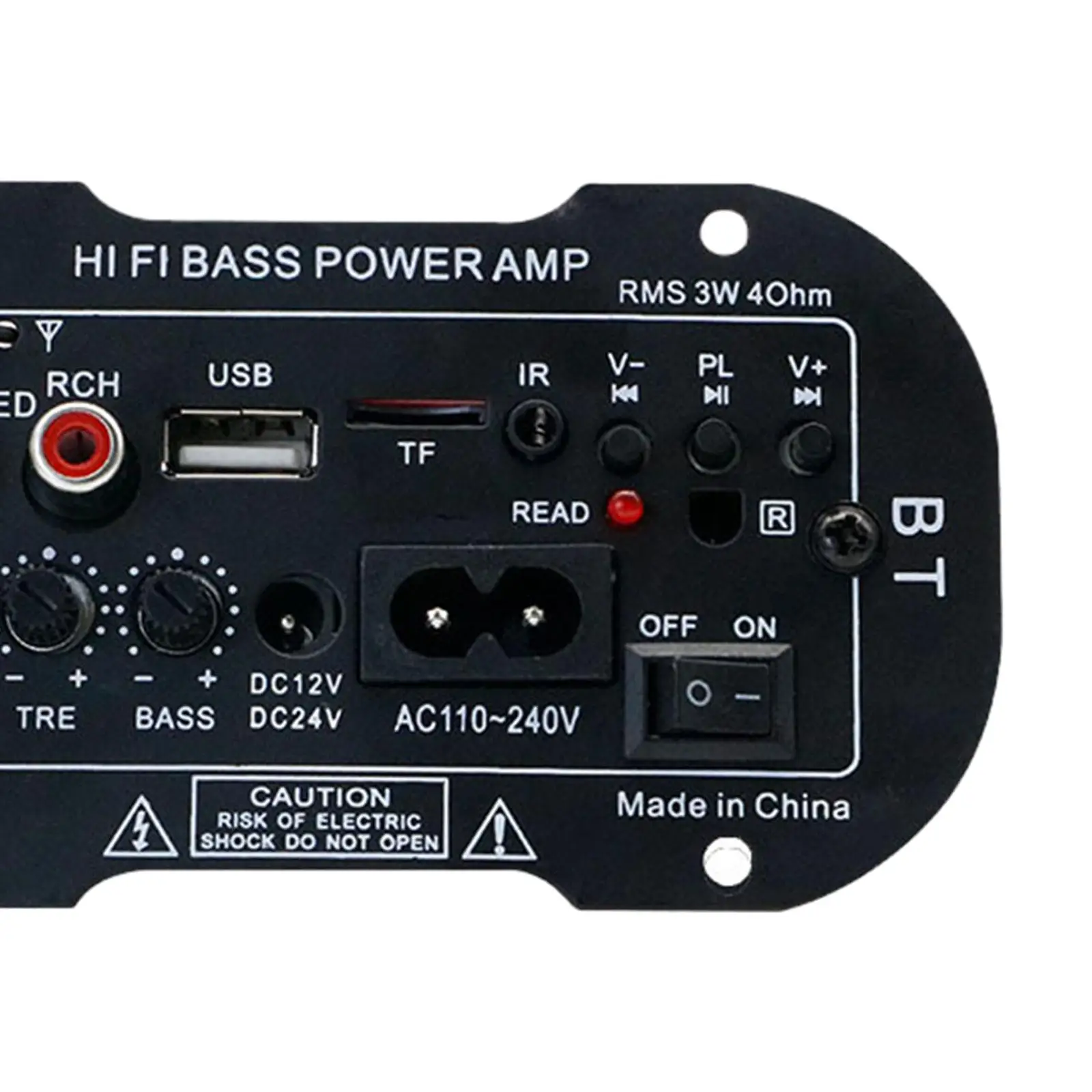 Amplifier Board EU Adapter High Power USB Bass Universal Multifunction with Speaker Stereo Amplifier for Store Home Theater Car