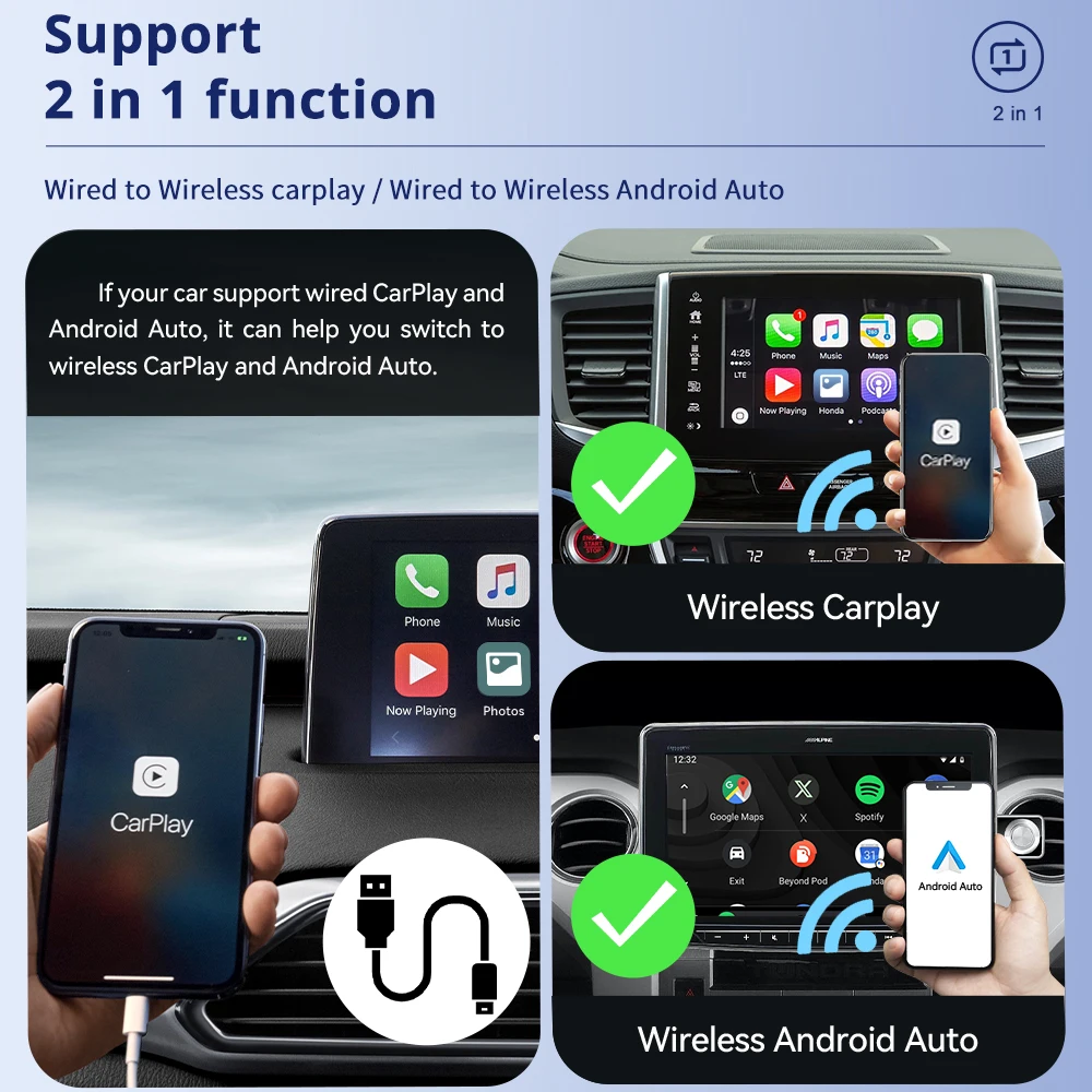 XUDA - ̴ AI ڽ ī÷, 5G    5.0, ȵ̵ ڵ ÷  ÷,  , 2 in 1