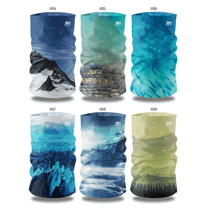 Capucha mágica deportiva UPF50 + para Hombre, mascarilla de pesca y Ciclismo al aire libre, visera de babero, Bandana con estampado Digital, protección solar