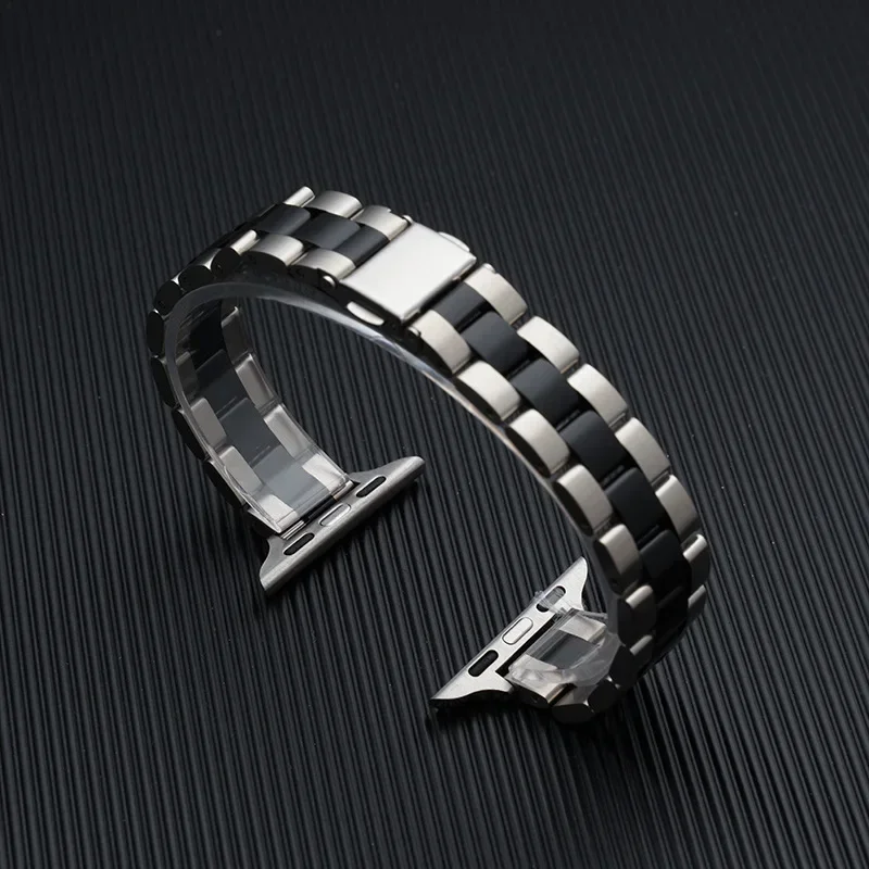 Slim Stainless Steel Watch Band - Metal Bracelet Replacement Strap