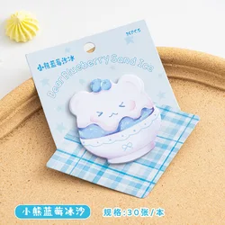 Cute Pet Sweetheart Sticky Notes - 30 Pack of Cartoon Label Stickers (05)