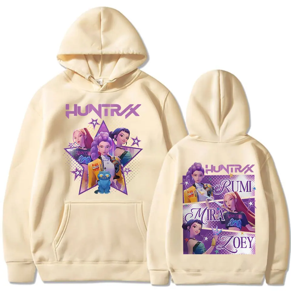 Sweat à Capuche Pour Fille 100% Coton - Style Streetwear K-Pop, Doux Et Confortable