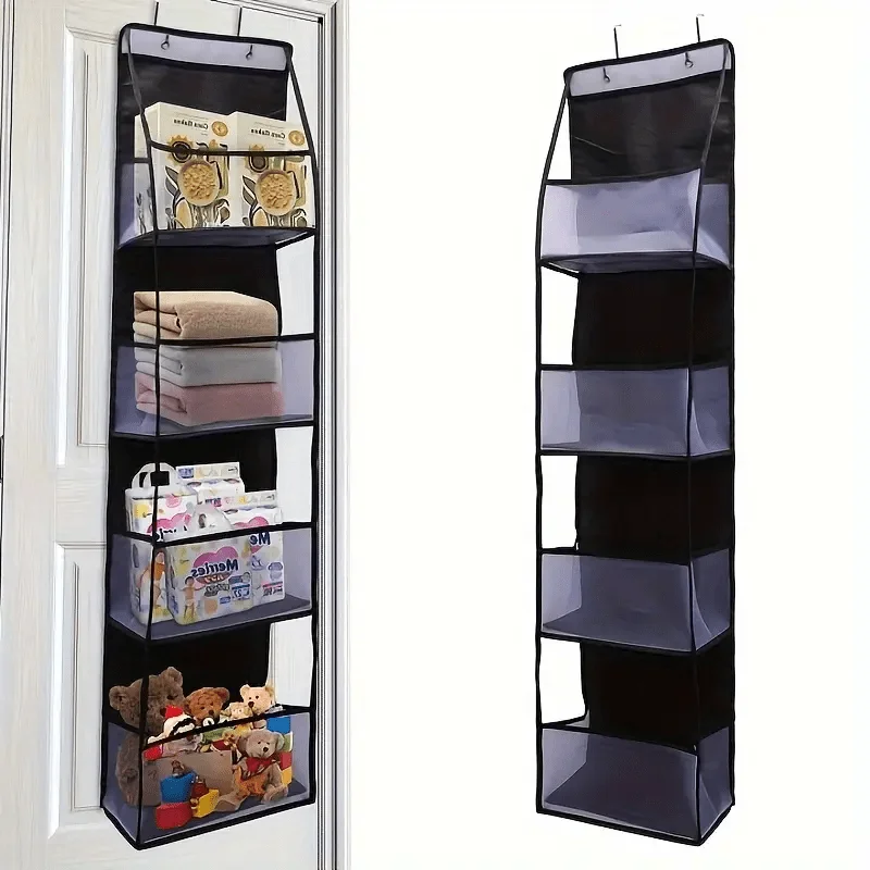 Foldable Hanging Storage Bag Organizer for Bathroom Closet