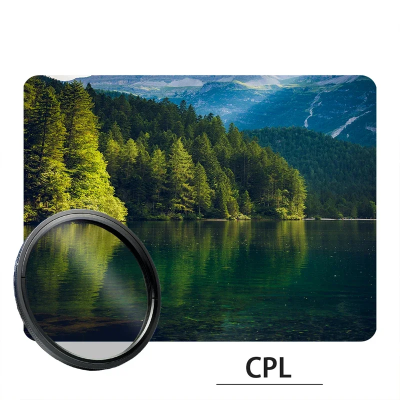 Lens Filter 7 in 1 Kits White Soft 6 line Star 0.9 Graduated Gray CPL Close Up