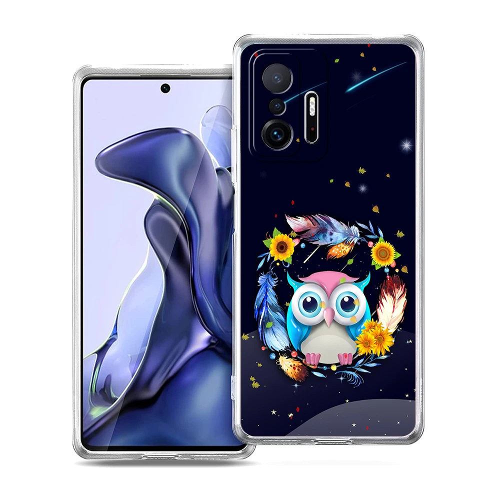 Adorable Owl Soft Transparent Phone Case
