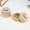 Wood Tooth Box Organizer Milk Teeth Storage Box Children Tooth Collection Box Lost Tooth Keepsake Storage Saver Container Boxes 3