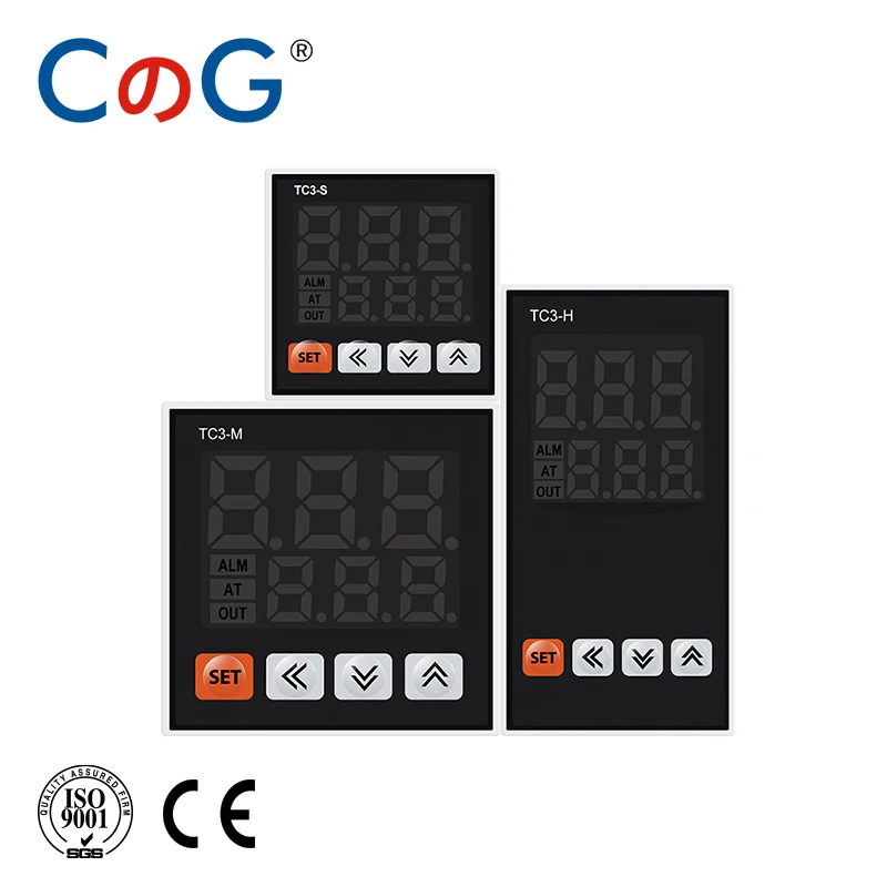 CG TC3 Series Intelligent Digital Display Temperature Controller AC85-265V Universal Input Double Output PID Control Thermostat
