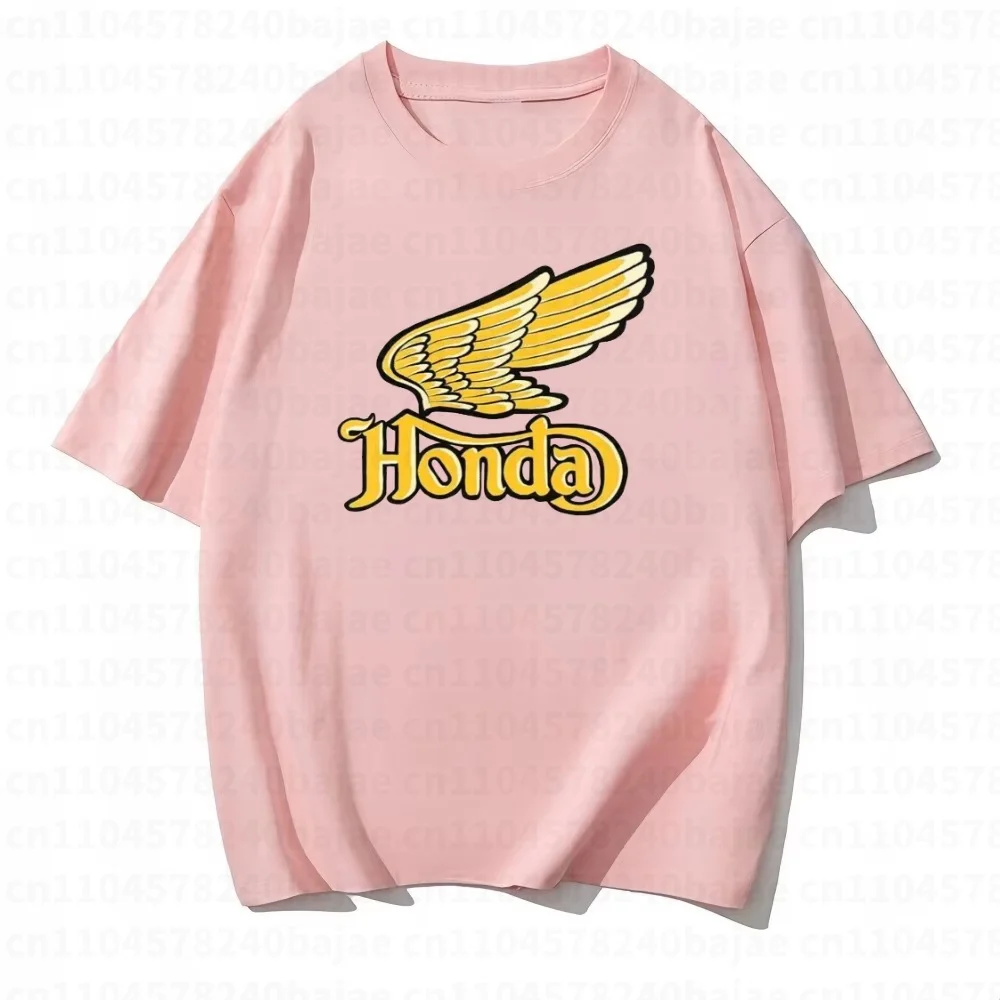 혼다 여름 트렌디 핫 아이템 패션 모토 혼다 그래픽 작업복 프린트 티셔츠 캐주얼 편안하고 통기성이 좋음