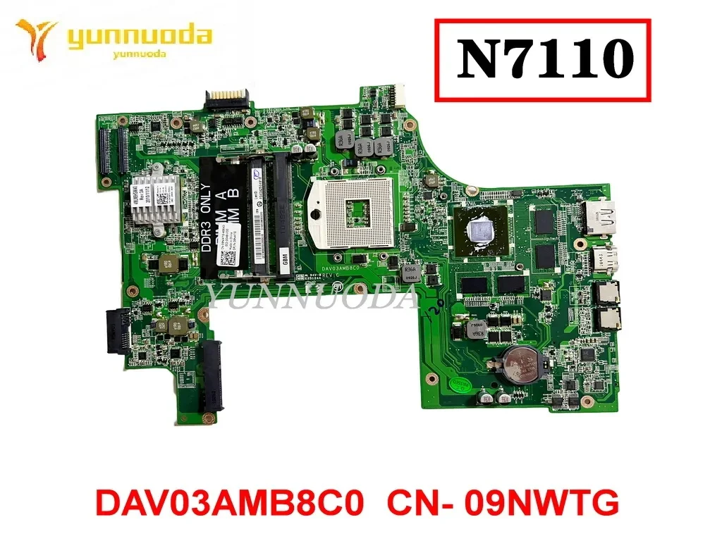 

Материнская плата DAV03AMB8C0 для ноутбука DELL Inspiron N7110 CN- 09NWTG 100% протестирована хорошо