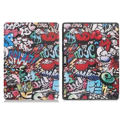 Premium PU Leather Flip Stand Protective Case - Surface Pro 10 (Cartoons)