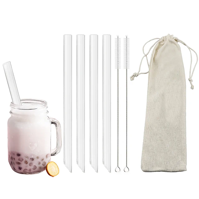 High Borosilicate Reusable Drinking Straw: A Sustainable Choice for Bubble Tea and Smoothie Lovers