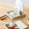 Foldable Pot Lid Rack Plastic Kitchen Spoon Holder Fork Spatula Rack For Kitchen Organizer Pan Cover Shelf Tableware Storage 3