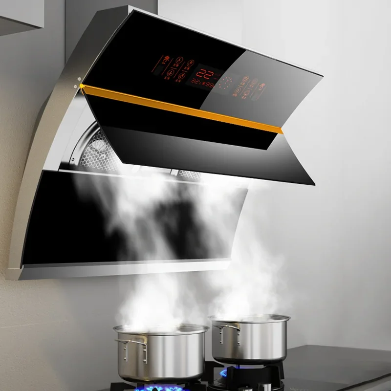 Smoke Grease Extractors Cooker Hoods Industrial Stainless Range Hood 900 * 420 * 520mm 2