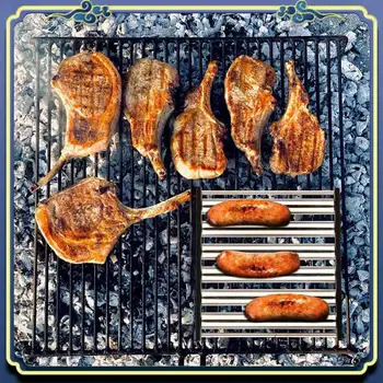 Stainless Steel Hot Dog Roller for Grill 5