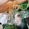 Cat Hair Memorial Storage Keychain Cat Fur Container Pets Cat Fur Collector Capsule Keyring Kitty Hair Hanging Pendants 5