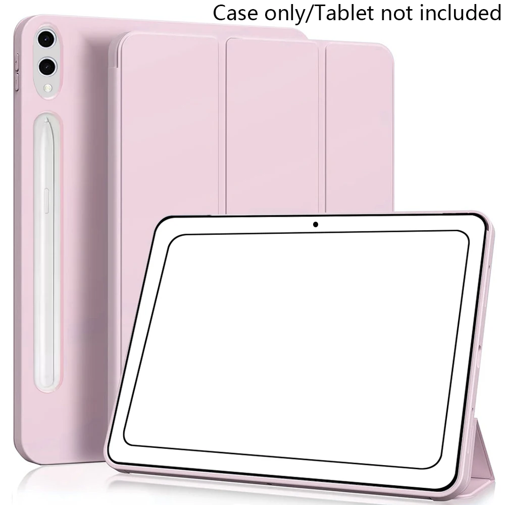 Premium Trifold Stand Flip Case with Soft TPU Back & Auto Wake/Sleep Feature