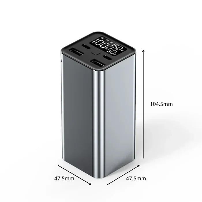 100W Powerbank 20000mAh Power Bank Fast Charging Portable Charger External Battery for IPhone Xiaomi Laptop Tablet Smartphone 6