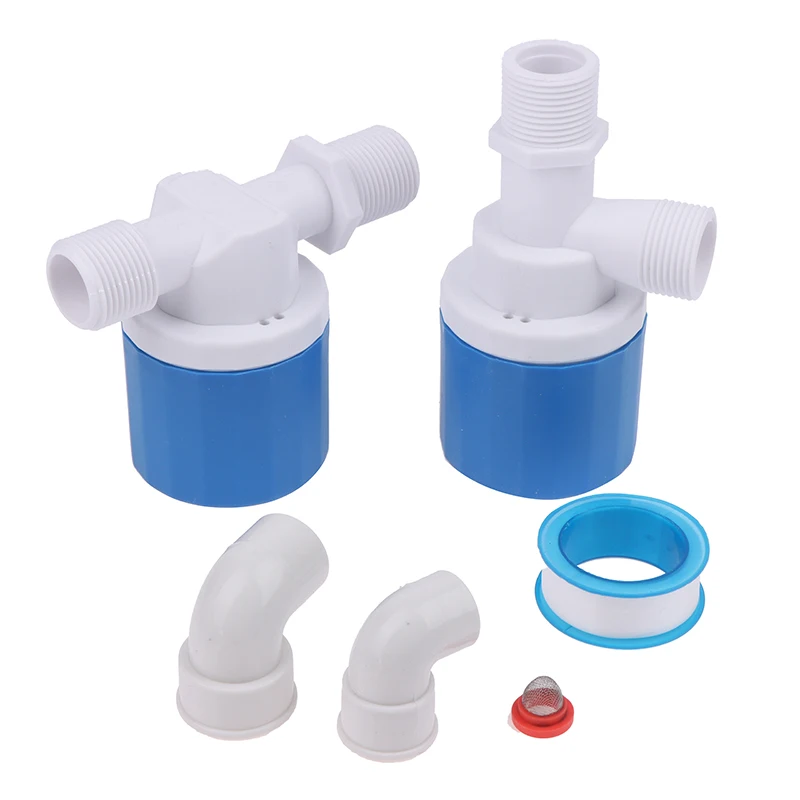 thumbnail image 2 of 1/2" Automatic Float Valve – Stainless Steel Water Level Control For Tanks, Pools, Water Towers (3-Hole Sensing, No Power Needed) 2 of 12