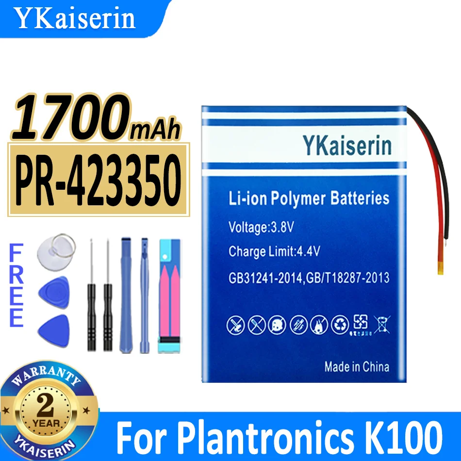 

Аккумулятор ykaisсеребрин на 1700 мАч для плантроника K100 LIS1427HEPCC LIS1427NHPCC для Sony