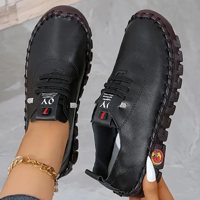 2024 New Women Sneakers Spring Summer Loafers Soft-soled Roman Comfortable Sneakers Women Retro Plus Size Single Shoes for Women 3