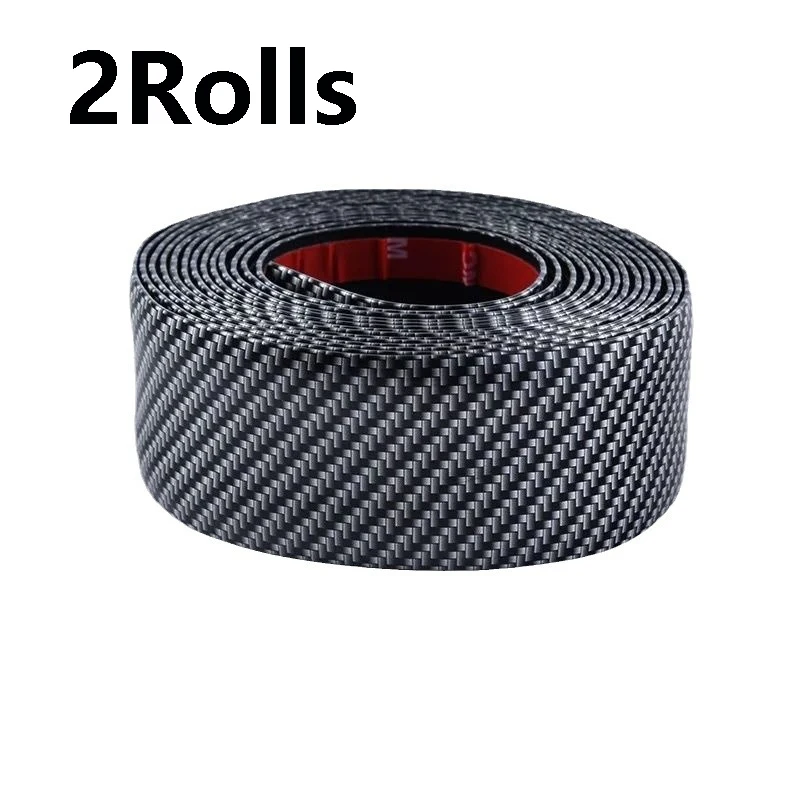 Self-Adhesive Anti-Scratch Car Door Sill Guard with Stylish Stripe Design