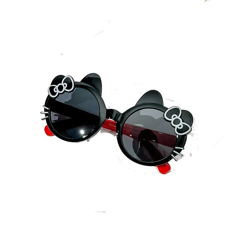 New Children Lovely Sunglasses Baby New Bow Fashion Sunvisor Sun Glasses Summer Girl Cat Kitty Eyewear Kids Cute Oculos
