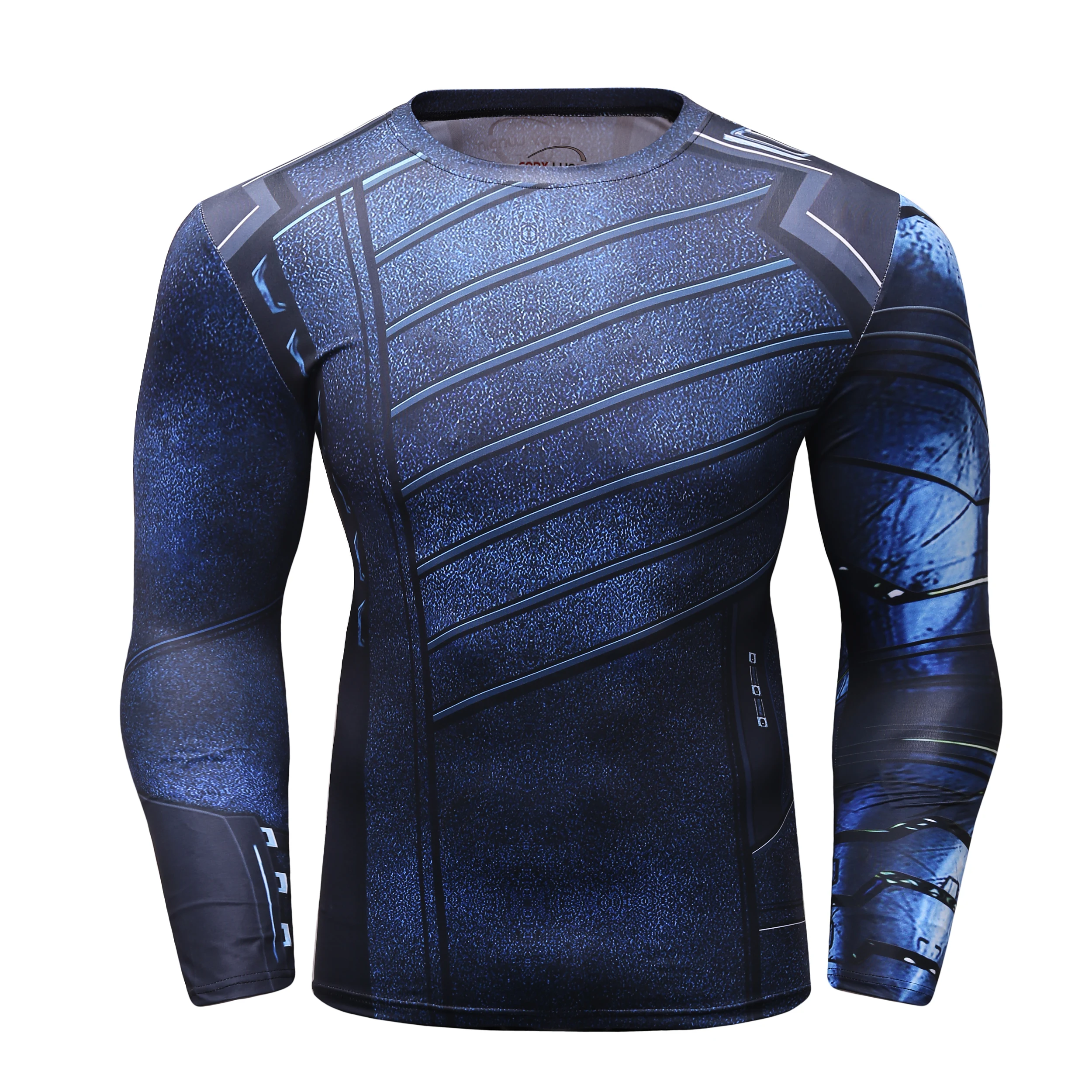 

Cody Lundin сублимационный рукав реглан топы для бега Tatton Mascular Спортивная компрессионная футболка высокого качества одежда для активного отдыха