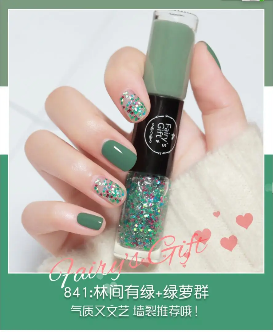

Double Head Nail Quick Drying Without Baking Durable Not Easy To Fade Art All for Manicure Regular Gel Nail Polish T2107