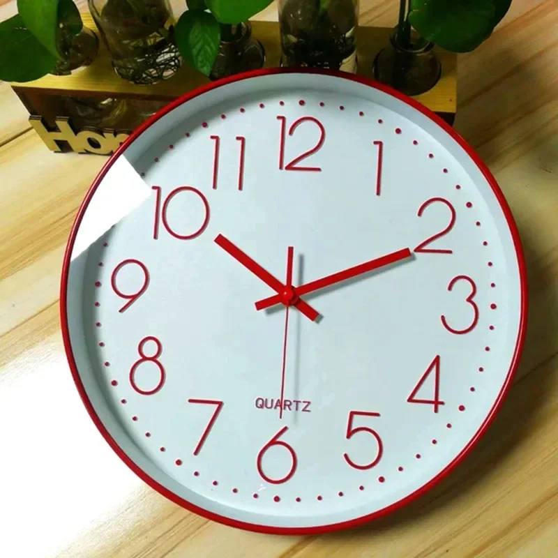 Luminous Wall Clock Large Dial Wall Hanging Clock Travel Time Accuracy for School Decoration Bedroom wall clock