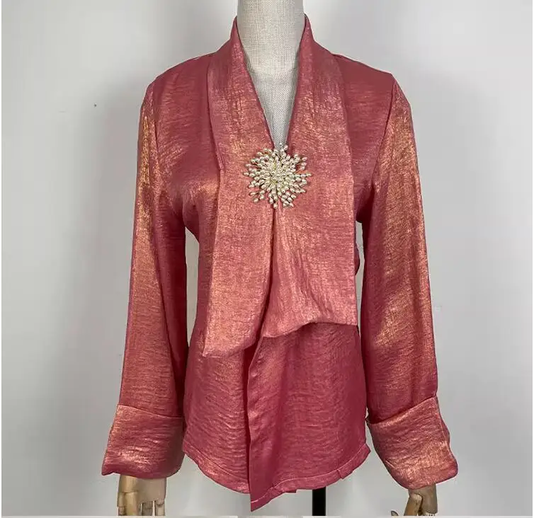 Tibetan Shirt Women's New Chinese Not Include Brooch