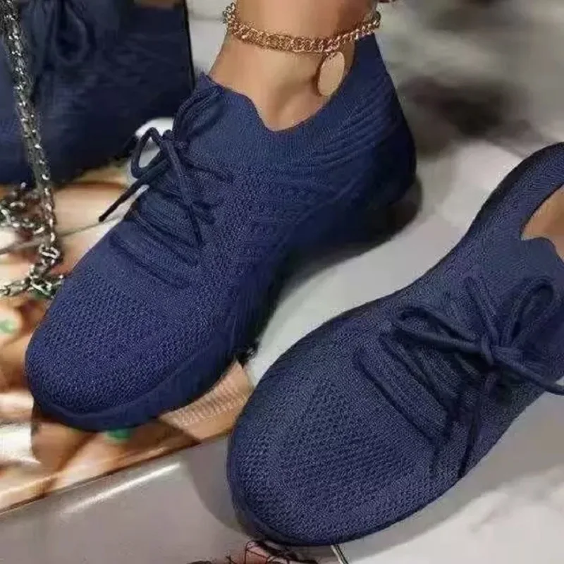 Running Shoes Women Shoes Casual Sneakers Women Sneakers Comfortable Lace Up Platform Sports Casual Women's Fashion Sneakers 1pair