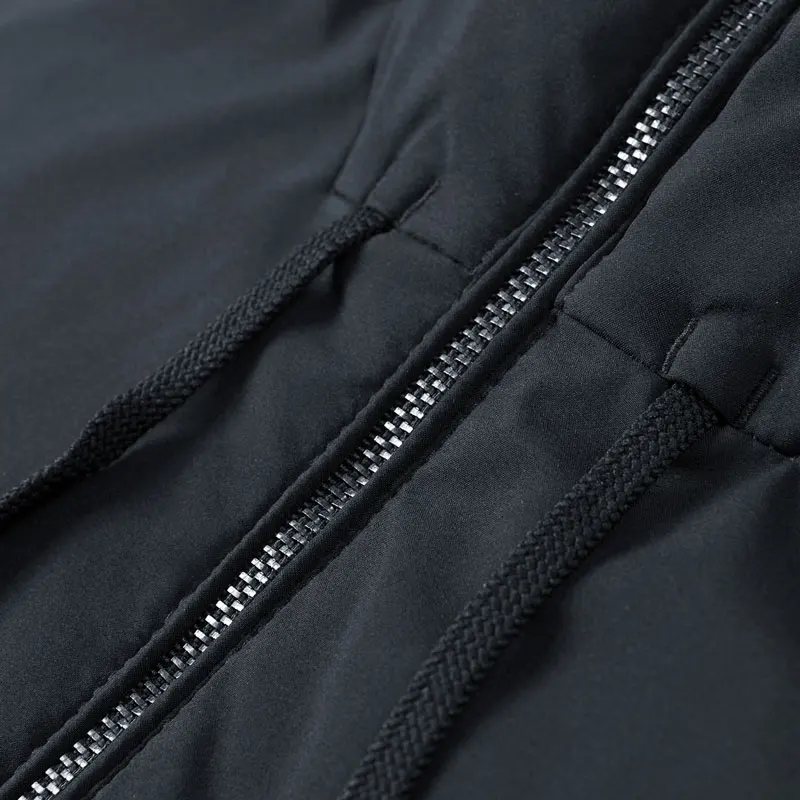 PlatiNum Men's Down Parka Material Close-up